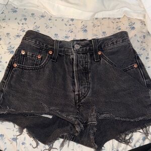 Levi’s Black Denim Women's Shorts